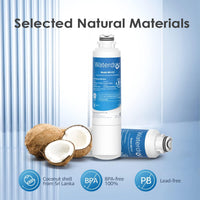 Waterdrop DA29 - 00020B Replacement for Samsung® Water Filter HAF - CIN/EXP, DA29 - 00020B, HAF - CIN, DA29 - 00020B - 1, RF28HMEDBSR, RF263BEAESR, RS25J500DSR, RF263TEAESG, HDX FMS - 2, DA97 - 08006A - 1, 3 Filters - 7DAY'S