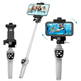 Waterproof Selfie Stick, Extendable Phone Selfie Stick with Wireless Remote Shutter for Skiing/Snorkeling/Surfing, Compatible with All Cellphones - 7DAY'S