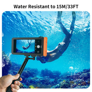 Waterproof Selfie Stick with Phone Case - Universal Waterproof Waterproof Selfie Stick with Phone Case - Universal Waterproof Case for All Phones, 50ft Underwater Control, Perfect for Snorkeling, Swimming & Travel (Waterproof Selfie Stick with Phone Case) - 7DAY'S