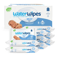 WaterWipes Sensitive+ Newborn & Baby Wipes, 3 - In - 1 Cleans, Cares, Protects, 99.9% Water, Unscented & Hypoallergenic, 720 Count (12 Packs) - 7DAY'S