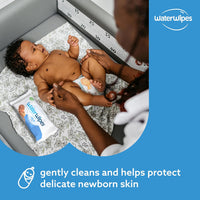 WaterWipes Sensitive+ Newborn & Baby Wipes, 3 - In - 1 Cleans, Cares, Protects, 99.9% Water, Unscented & Hypoallergenic, 720 Count (12 Packs) - 7DAY'S