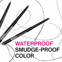 wet n wild Mega Last Breakup Proof Retractable Eyeliner - Waterproof 16 - Hour Long - Lasting Wear, Cruelty - Free & Vegan - Blackest Black - 7DAY'S