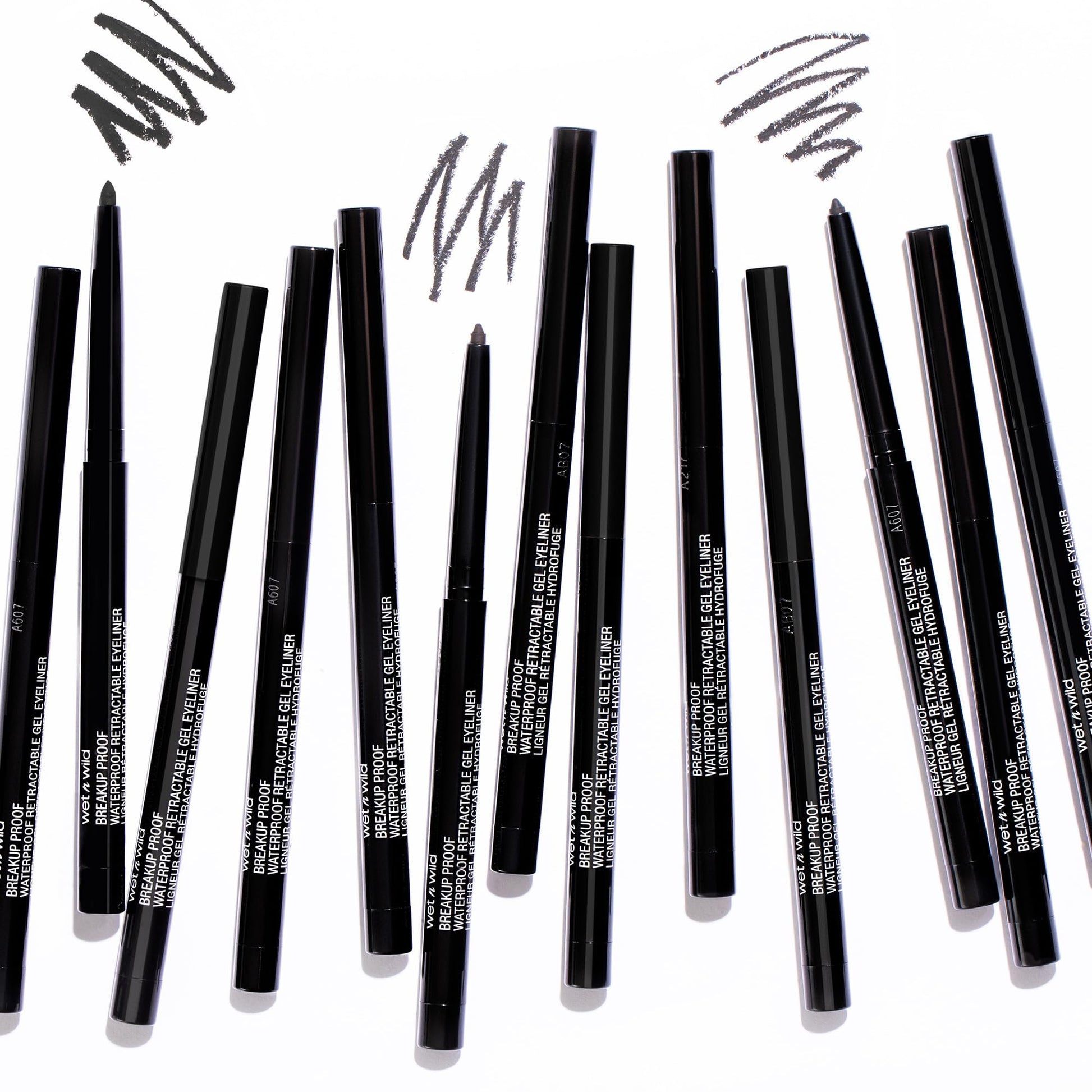 wet n wild Mega Last Breakup Proof Retractable Eyeliner - Waterproof 16 - Hour Long - Lasting Wear, Cruelty - Free & Vegan - Blackest Black - 7DAY'S