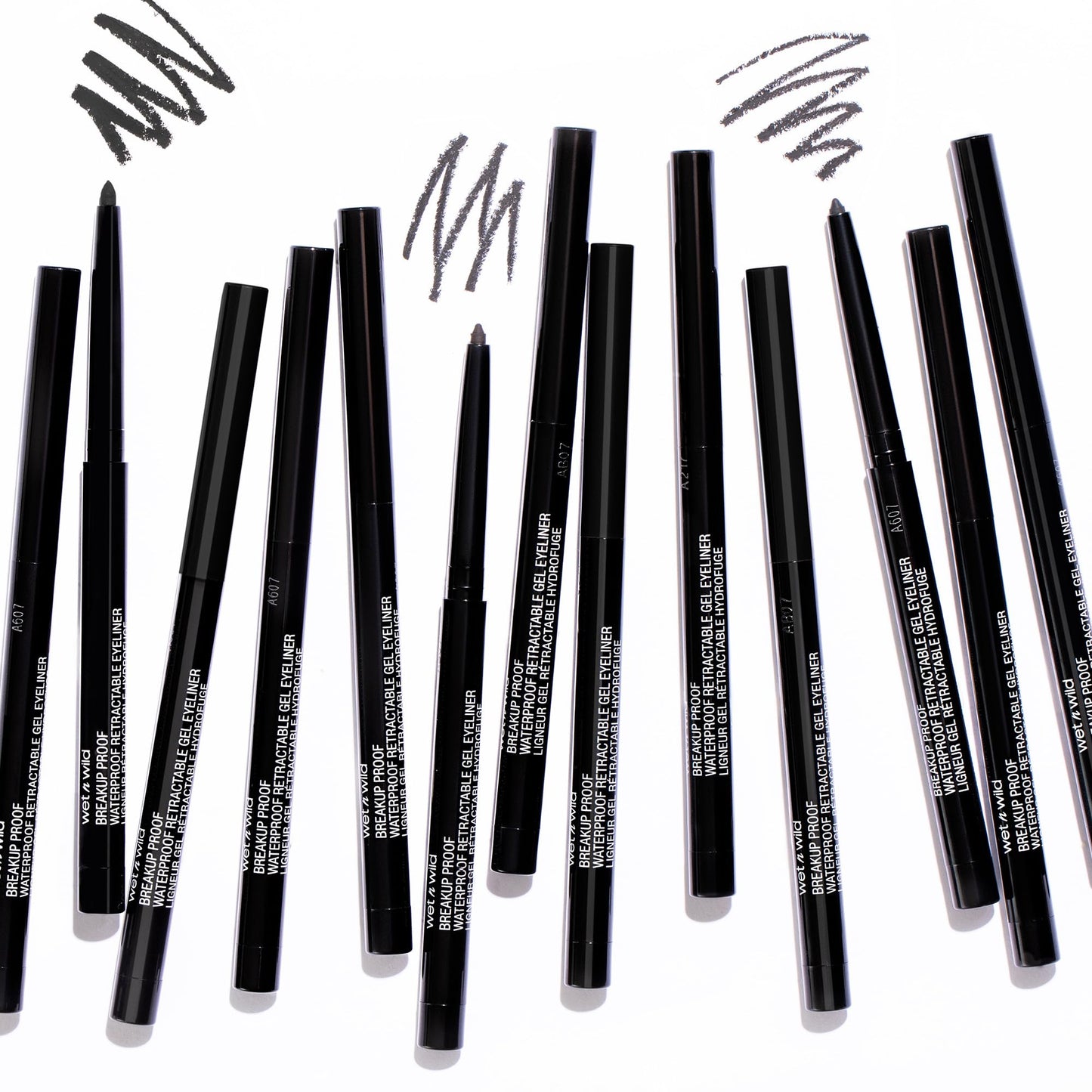 wet n wild Mega Last Breakup Proof Retractable Eyeliner - Waterproof 16 - Hour Long - Lasting Wear, Cruelty - Free & Vegan - Blackest Black - 7DAY'S