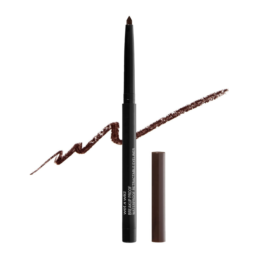 wet n wild Mega Last Breakup Proof Retractable Eyeliner - Waterproof 16 - Hour Long - Lasting Wear, Cruelty - Free & Vegan - Blackest Black - 7DAY'S