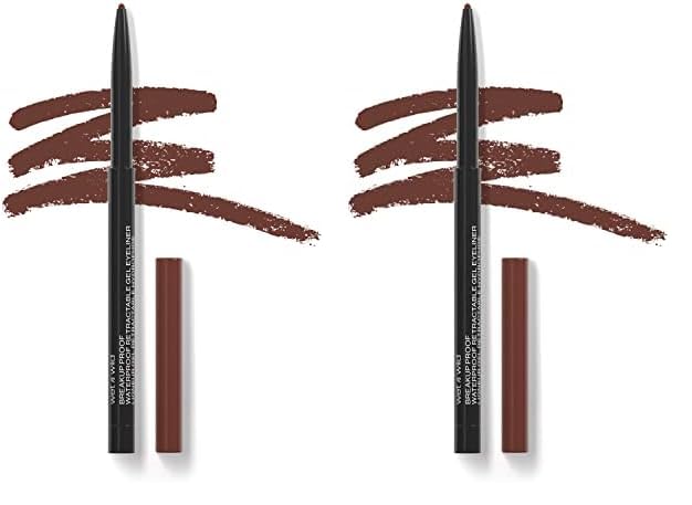 wet n wild Mega Last Breakup Proof Retractable Eyeliner - Waterproof 16 - Hour Long - Lasting Wear, Cruelty - Free & Vegan - Blackest Black - 7DAY'S