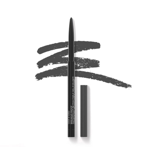 wet n wild Mega Last Breakup Proof Retractable Eyeliner - Waterproof 16-Hour Long-Lasting Wear, Cruelty-Free & Vegan - Blackest Black
