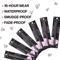 wet n wild Mega Last Breakup Proof Retractable Eyeliner - Waterproof 16 - Hour Long - Lasting Wear, Cruelty - Free & Vegan - Blackest Black - 7DAY'S