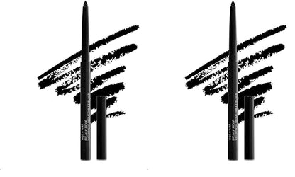 wet n wild Mega Last Breakup Proof Retractable Eyeliner - Waterproof 16 - Hour Long - Lasting Wear, Cruelty - Free & Vegan - Blackest Black - 7DAY'S