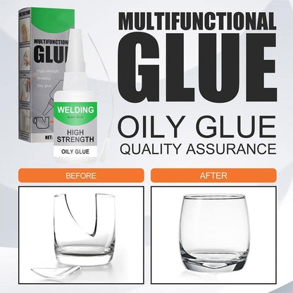 Whimsyard Glue, Oily Glue Mighty UniversalGlue, Beyond Draw Glues,Welding High - Strength OilyGlue - Super Glues,High Strength OilyGlue for Everything, Shoes, Metal, Plastic, Wood, Leather, Glass (2) - 7DAY'S