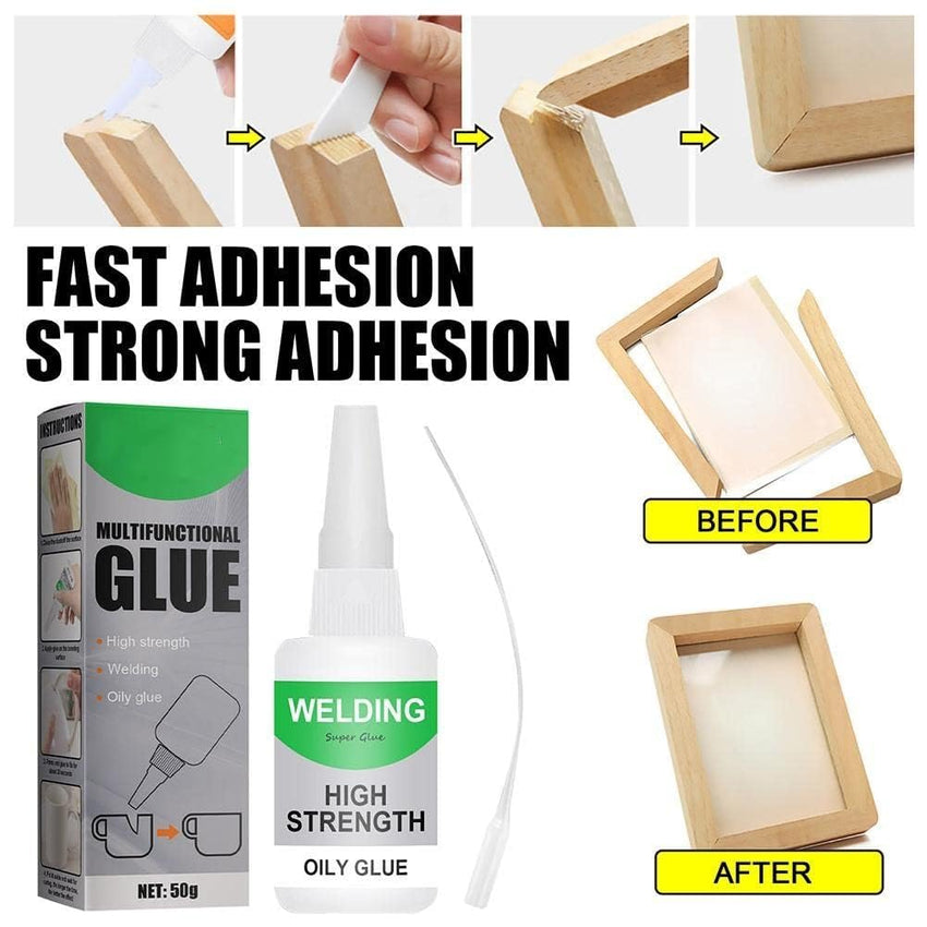 Whimsyard Glue, Oily Glue Mighty UniversalGlue, Beyond Draw Glues,Welding High - Strength OilyGlue - Super Glues,High Strength OilyGlue for Everything, Shoes, Metal, Plastic, Wood, Leather, Glass (2) - 7DAY'S