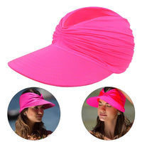 Wide Brim Sun Protection Hat; Visor Hat; Breathable Empty Top Sun Hat; Scallop Cap For Beach Outdoor; Women's Hat & Caps - 7DAY'S