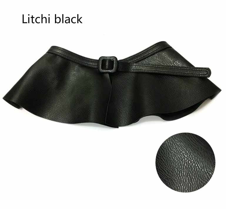 Wide Gold Belt Women Corset Metal Decorated Belts Pu Leather Ruffle Skirt Peplum Waistband Cummerbunds Female Dress Strap Girdle - 7DAY'S