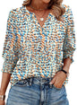 WIHOLL Blouses for Women Dressy Casual 3/4 Length Sleeve Womens Tops Trendy Summer Spring Shirts S - 3XL - 7DAY'S