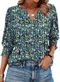 WIHOLL Blouses for Women Dressy Casual 3/4 Length Sleeve Womens Tops Trendy Summer Spring Shirts S - 3XL - 7DAY'S