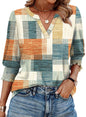 WIHOLL Blouses for Women Dressy Casual 3/4 Length Sleeve Womens Tops Trendy Summer Spring Shirts S - 3XL - 7DAY'S