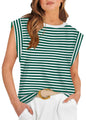 WIHOLL Cap Sleeve Tops for Women Summer Top Basic Tee Shirts Casual Tank Loose Fit 2025 Fashion - 7DAY'S