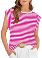 WIHOLL Cap Sleeve Tops for Women Summer Top Basic Tee Shirts Casual Tank Loose Fit 2025 Fashion - 7DAY'S