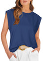 WIHOLL Cap Sleeve Tops for Women Summer Top Basic Tee Shirts Casual Tank Loose Fit 2025 Fashion - 7DAY'S