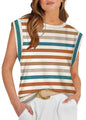 WIHOLL Cap Sleeve Tops for Women Summer Top Basic Tee Shirts Casual Tank Loose Fit 2025 Fashion - 7DAY'S
