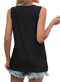 WIHOLL Summer Tank Tops for Women Loose Fit Crew Neck Casual Sleeveless Tops 2025 Trendy - 7DAY'S