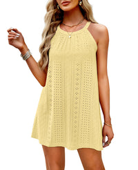 WIHOLL Swimsuit Cover Up for Women Crochet Hollow Out Summer Dresses for Women 2025 - 7DAY'S