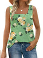WIHOLL Tank Tops for Women Summer Outfits 2025 Square Neck Casual Shirts Blouses - 7DAY'S
