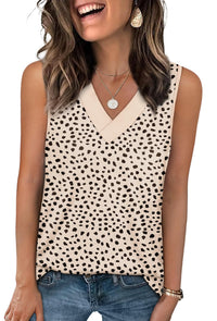 WIHOLL Tank Tops for Women Summer V Neck T Shirts Trendy Sleeveless Basic Tee Loose Fit 2025 Fashion - 7DAY'S