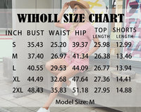 WIHOLL Two Piece Outfits for Women Lounge Sets Button Down Top and Shorts Set Sweatsuits with Pockets - 7DAY'S