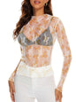 WIHOLL Womens Mesh Sheer Tops Sexy Crew Neck Summer Loose FIt Party Clubwear Shirts - 7DAY'S