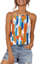 WIHOLL Womens Pleated Tank Tops Spaghetti Strap Camisole Halter Tops Curved Hem Fashion 2025 - 7DAY'S