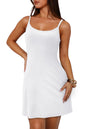 WIHOLL Womens Summer Sleeveless A - Line Mini Dress 2025 Sexy Backless Spaghetti Strap Party Club Bodycon Dresses - 7DAY'S
