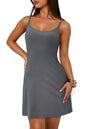 WIHOLL Womens Summer Sleeveless A - Line Mini Dress 2025 Sexy Backless Spaghetti Strap Party Club Bodycon Dresses - 7DAY'S