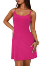 WIHOLL Womens Summer Sleeveless A - Line Mini Dress 2025 Sexy Backless Spaghetti Strap Party Club Bodycon Dresses - 7DAY'S