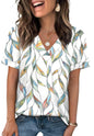 WIHOLL Womens Summer Tops Short Sleeve Basic Casual V Neck T Shirts Trendy Fashion 2025 - 7DAY'S