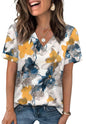 WIHOLL Womens Summer Tops Short Sleeve Basic Casual V Neck T Shirts Trendy Fashion 2025 - 7DAY'S