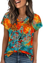 WIHOLL Womens Tops Basic Summer V Neck T Shirts Short Sleeve Dressy Casual Loose Fit Cute Tee Clothes Trendy Fashion Outfits - 7DAY'S