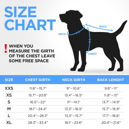 Winter Dog Coat XL Size Blue Lightweight Reversible Warm Dog Jacket Water Resistant Windproof Jacket Dog Coats for Large Dogs - 7DAY'S