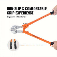 Wire cutters, 24 - inch locking pliers, double - material handles with soft rubber grips, chromium - molybdenum alloy steel blades, heavy - duty wire cutters for rods, bolts, wires, cables, rivets and chains - 7DAY'S