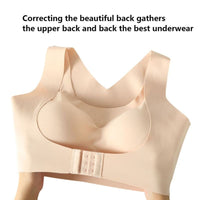 Women Bra Posture Corrector Bralette Front Closure Bras Fitness Vest Push Up Bra Female Brassiere Underwear Cross Back Tank Tops - 7DAY'S