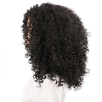 Women Fashion African Black Short Curly Wavy Hair Heat Resistant Wig Hairpiece - 7DAY'S