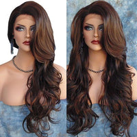 Women Fashion Long Wavy Curly Hair Cospaly Costume Full Wigs Hair Extension - 7DAY'S