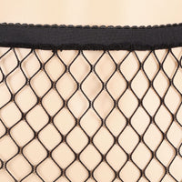 Women Fishnet Tights Sexy High Waist Fishnet Pantyhose Stretchy Mesh Hollow Out Tights Stockings - 7DAY'S