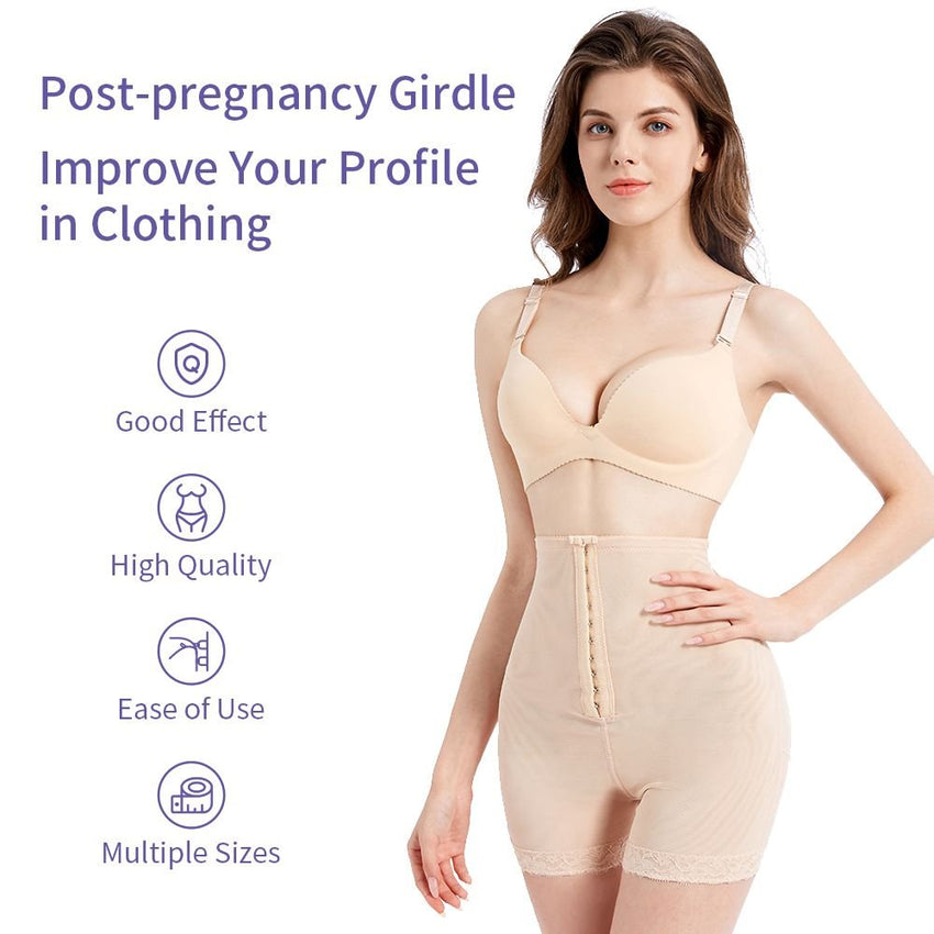 Women Postpartum Girdles Tummy Control Knickers Slimming Panties High Waist Body Shaper Butt Lifter Briefs Shapewear - 7DAY'S