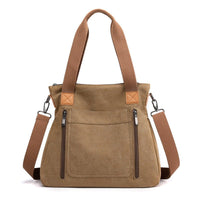 Women Totes All - match Portable Large - capacity Female Canvas Bag Female Casual Shoulder Bags - 7DAY'S