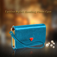 Women Wristlet Wallet PU Leather Lady Purse Credit Card Holder 4 Card Slots 3 Money Pouches 1 Coin Pocket - 7DAY'S