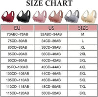 Womens Basic Solid Lace Wireless Push up Bra,Womens Solid Lace Wireless Push up Bra,Front Closure Bras,Plus Size - 7DAY'S