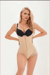 Women's Fajas Colombianas Shapewear for Women Postpartum Tummy Control Bodysuit Full Body Shaper for Women Body Butt Lifter Panties Zipper Straps Thong Bodysuit - 7DAY'S