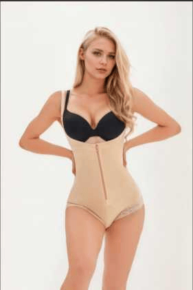 Women's Fajas Colombianas Shapewear for Women Postpartum Tummy Control Bodysuit Full Body Shaper for Women Body Butt Lifter Panties Zipper Straps Thong Bodysuit - 7DAY'S