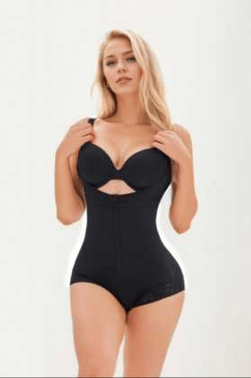 Women's Fajas Colombianas Shapewear for Women Postpartum Tummy Control Bodysuit Full Body Shaper for Women Body Butt Lifter Panties Zipper Straps Thong Bodysuit - 7DAY'S
